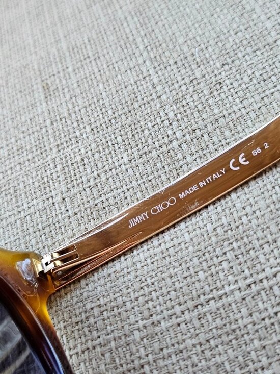 Jimmy Choo Women Sunglasses Vivy Havana Brown Eyewear Round Shades Made Italy main image 9